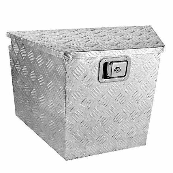 Overtime 34 x 19 x 18 in. Heavy Duty Aluminum Tool Box OV3745017